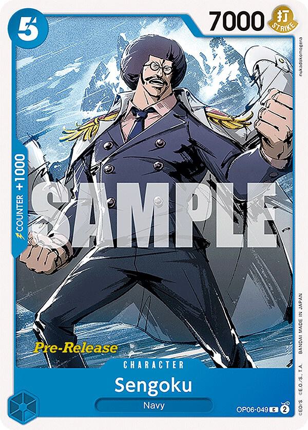 Sengoku OP06-049 card from Wings of the Captain Pre-Release Cards