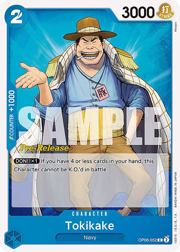 Tokikake OP06-052 card from Wings of the Captain Pre-Release Cards