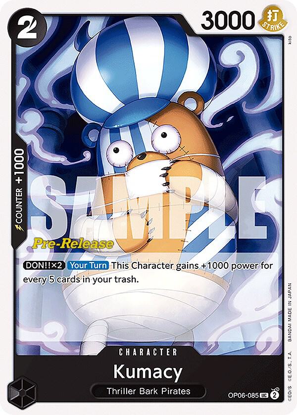 Kumacy OP06-085 card from Wings of the Captain Pre-Release Cards