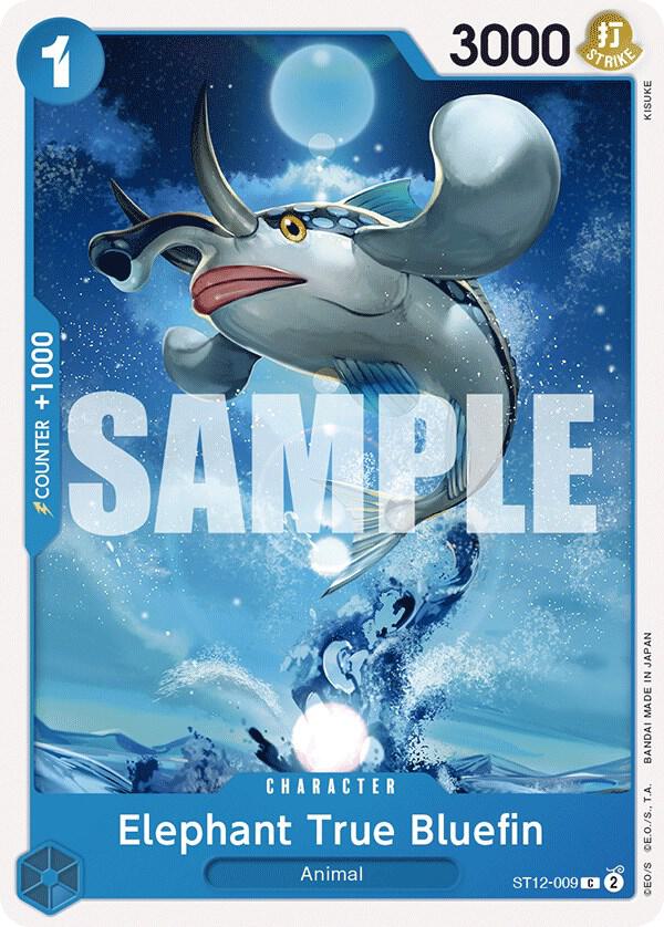 Elephant True Bluefin ST12-009 card from Starter Deck 12: Zoro and Sanji