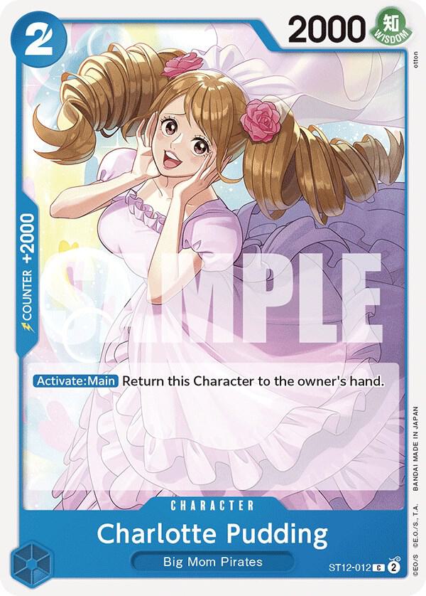 Charlotte Pudding ST12-012 card from Starter Deck 12: Zoro and Sanji