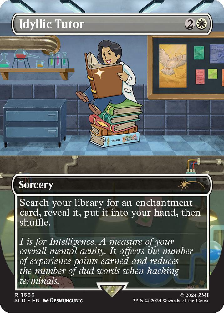 Idyllic Tutor 1636 card from Secret Lair Drop Series