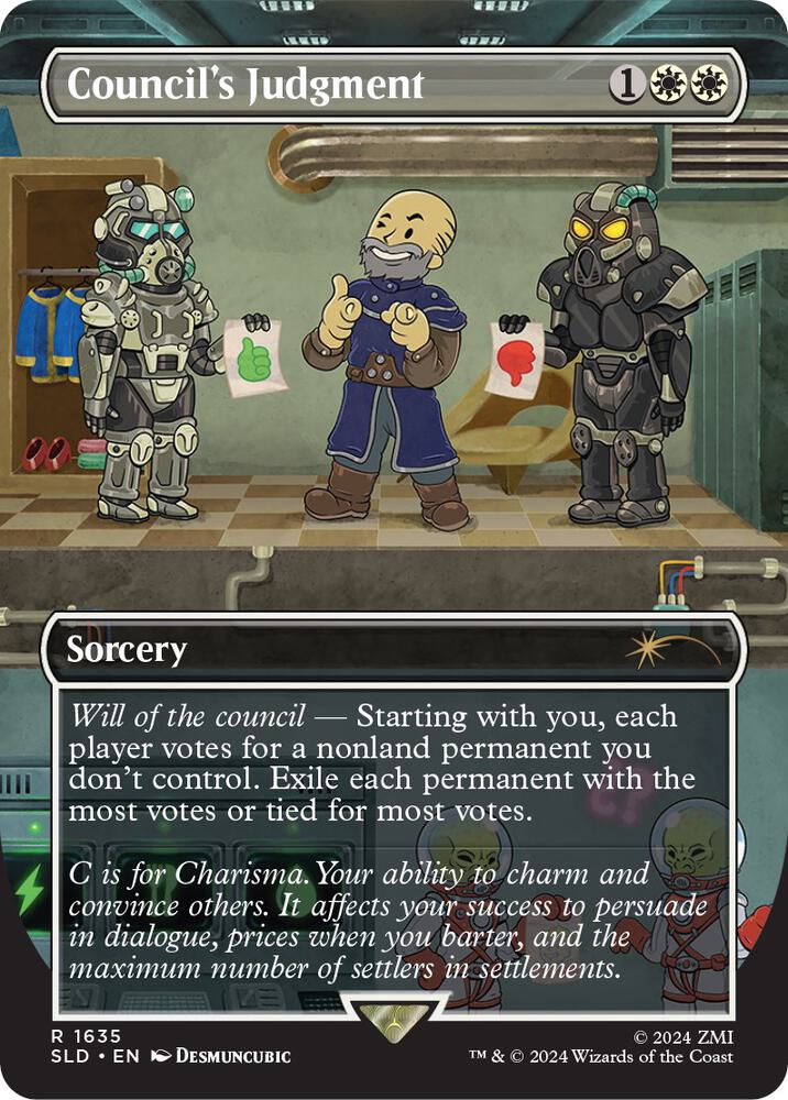 Council's Judgment 1635 card from Secret Lair Drop Series