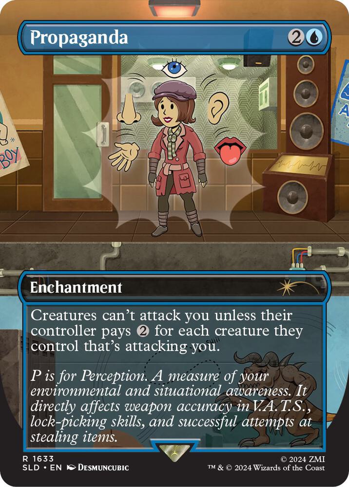Propaganda 1633 card from Secret Lair Drop Series