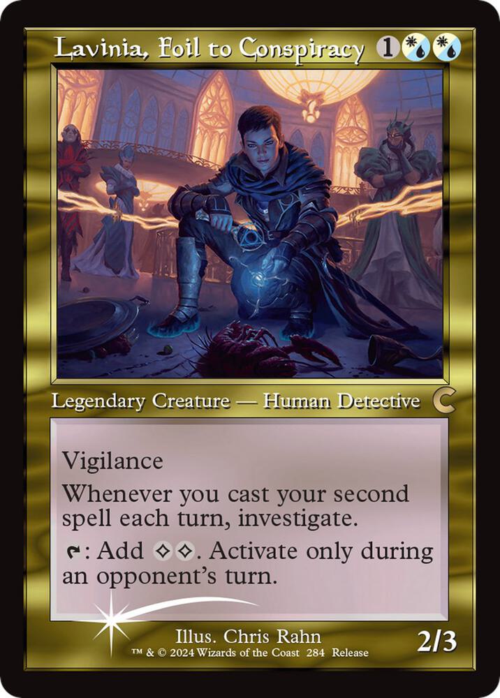 Lavinia, Foil to Conspiracy (Retro Frame) 284 card from Ravnica: Clue Edition
