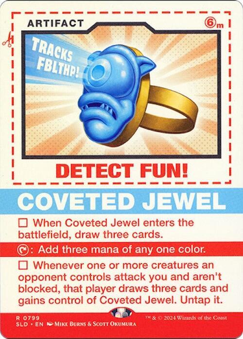 Coveted Jewel 799 card from Secret Lair Drop Series