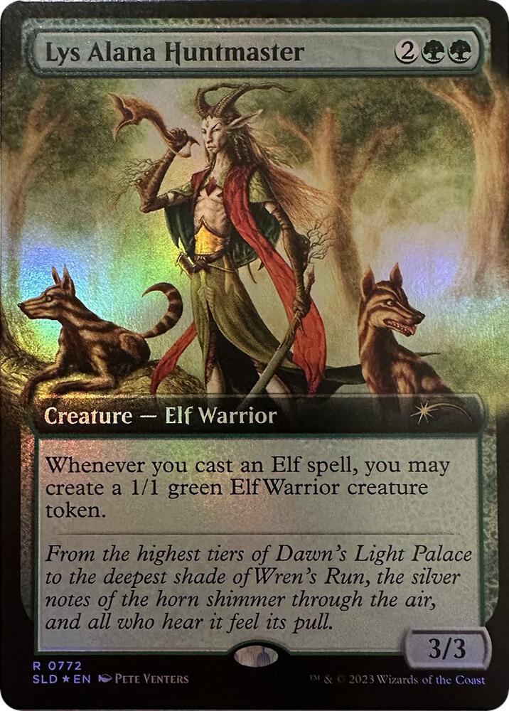 Lys Alana Huntmaster (Extended Art) 772 card from Secret Lair Drop Series