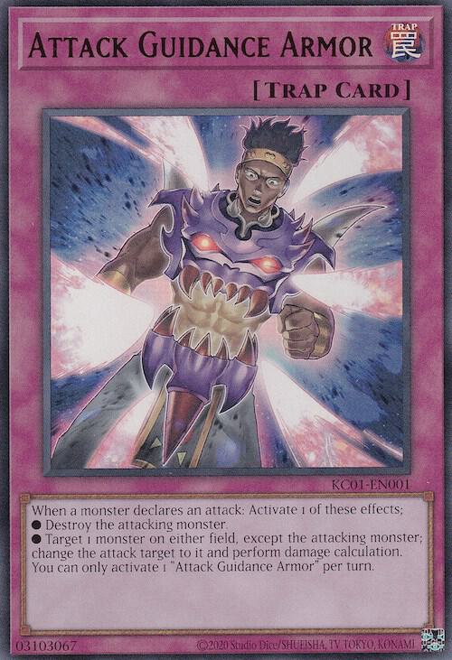Attack Guidance Armor KC01-EN001 card from 25th Anniversary Ultimate Kaiba Set