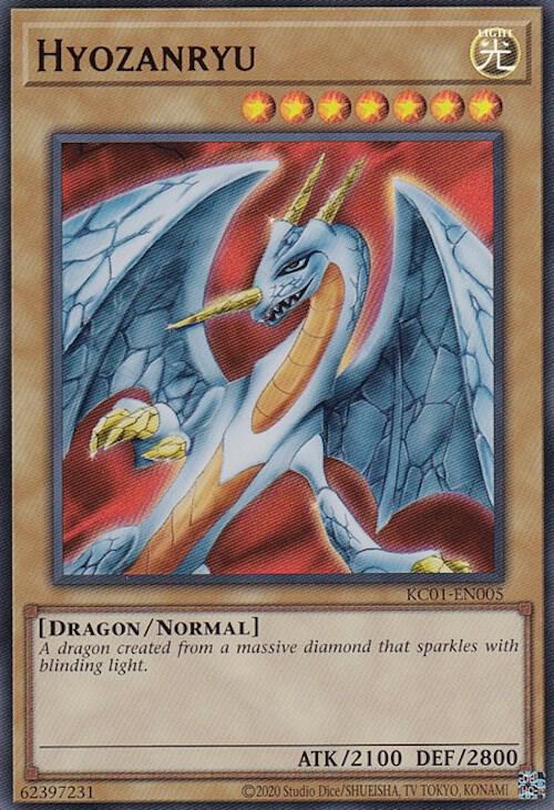 Hyozanryu KC01-EN005 card from 25th Anniversary Ultimate Kaiba Set