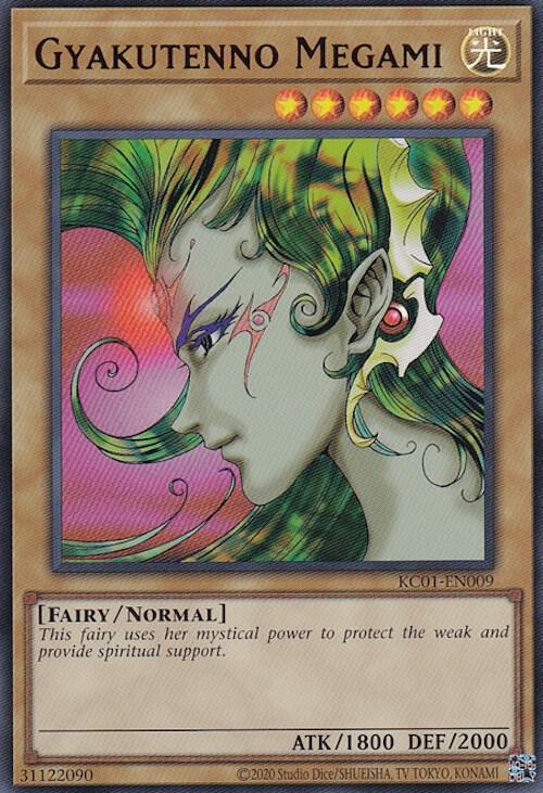 Gyakutenno Megami KC01-EN009 card from 25th Anniversary Ultimate Kaiba Set