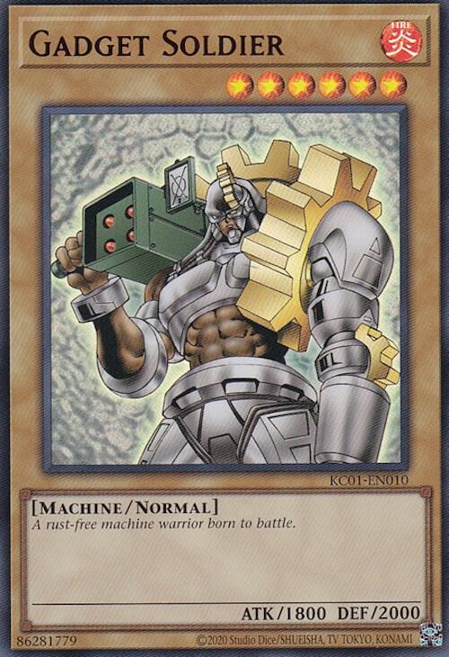 Gadget Soldier KC01-EN010 card from 25th Anniversary Ultimate Kaiba Set