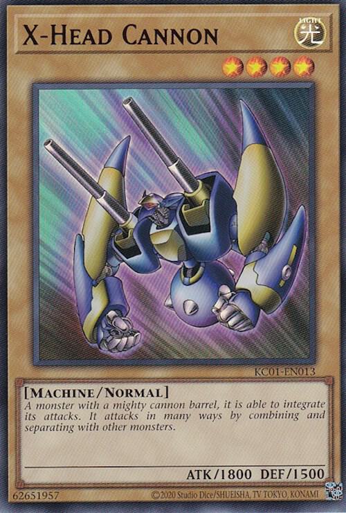 X-Head Cannon (Japanese Artwork) KC01-EN013 card from 25th Anniversary Ultimate Kaiba Set