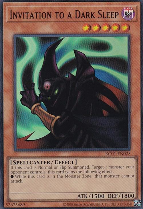 Invitation to a Dark Sleep KC01-EN025 card from 25th Anniversary Ultimate Kaiba Set