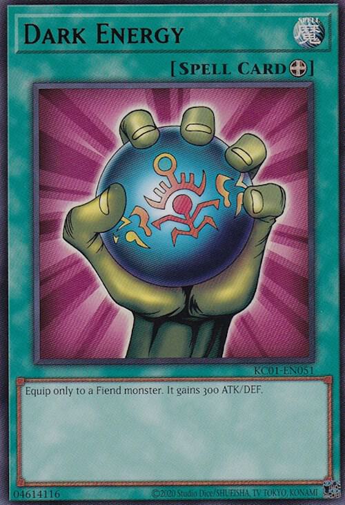 Dark Energy KC01-EN051 card from 25th Anniversary Ultimate Kaiba Set