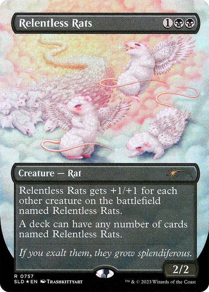 Relentless Rats 757 card from Secret Lair Drop Series