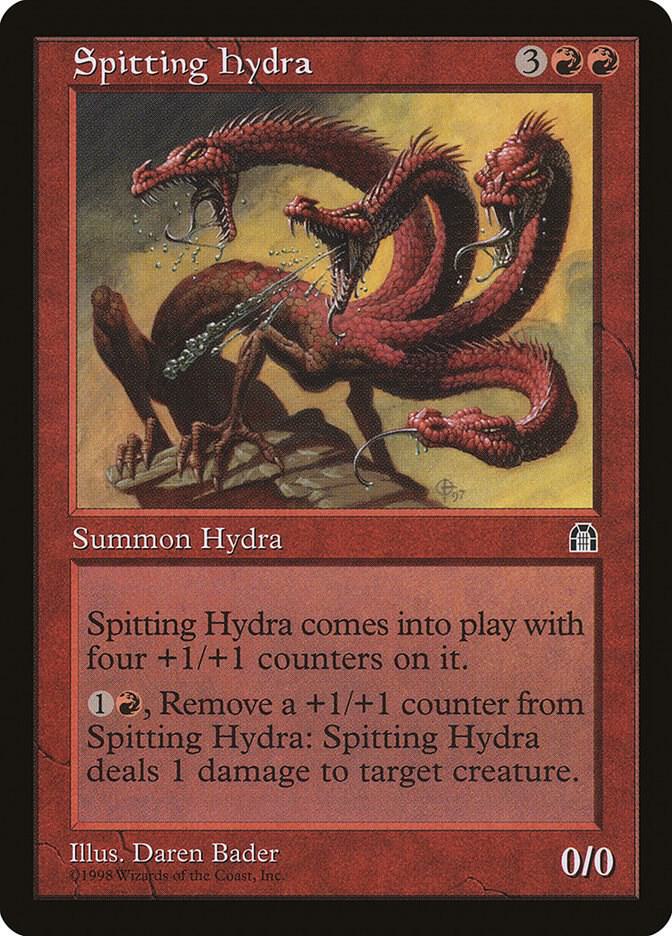 Spitting Hydra card from Stronghold
