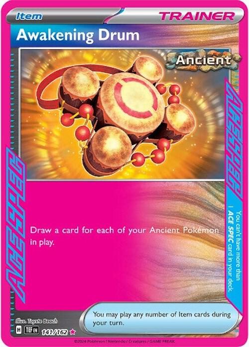 Awakening Drum 141/162 card from SV05: Temporal Forces