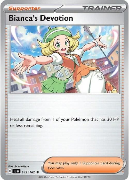 Bianca's Devotion 142/162 card from SV05: Temporal Forces