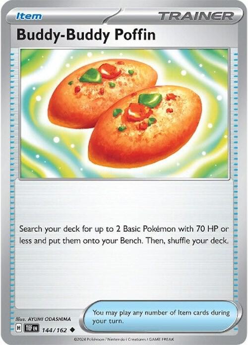 Buddy-Buddy Poffin 144/162 card from SV05: Temporal Forces