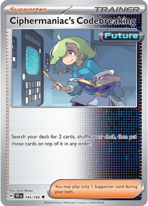 Ciphermaniac's Codebreaking 145/162 card from SV05: Temporal Forces