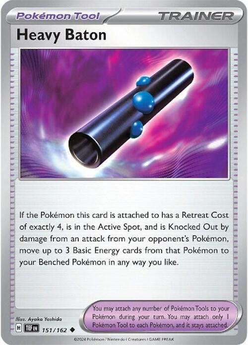Heavy Baton 151/162 card from SV05: Temporal Forces