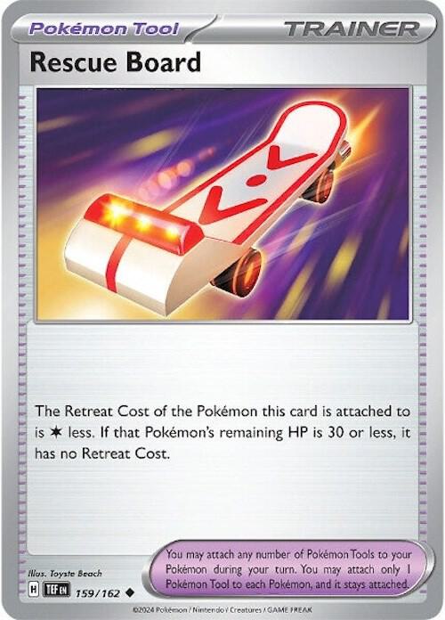 Rescue Board 159/162 card from SV05: Temporal Forces
