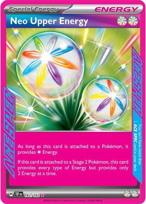 Neo Upper Energy 162/162 card from SV05: Temporal Forces