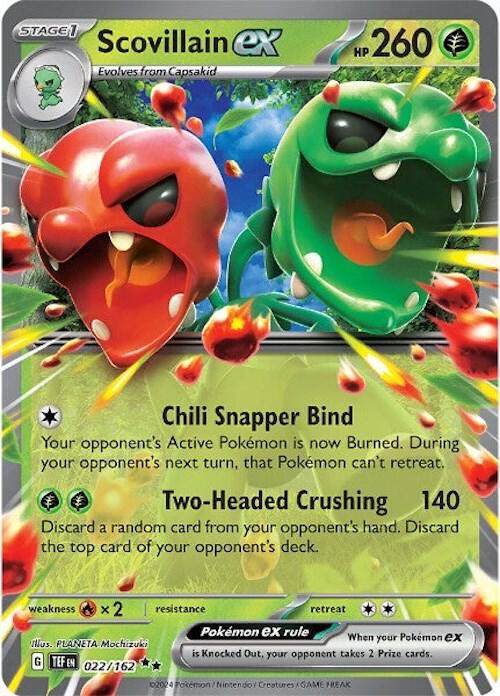 Scovillain ex 022/162 card from SV05: Temporal Forces