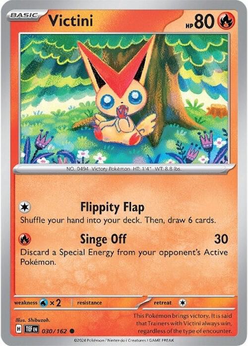 Victini 030/162 card from SV05: Temporal Forces