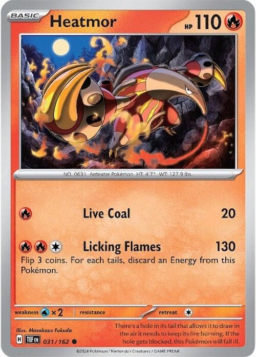 Heatmor 031/162 card from SV05: Temporal Forces