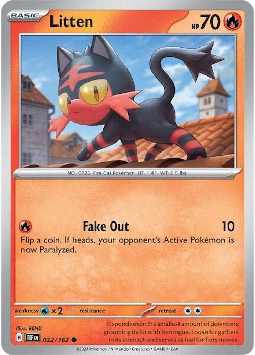 Litten 032/162 card from SV05: Temporal Forces