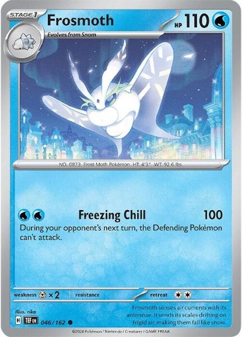 Frosmoth 046/162 card from SV05: Temporal Forces