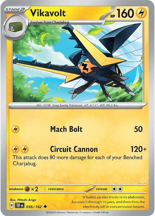 Vikavolt 056/162 card from SV05: Temporal Forces