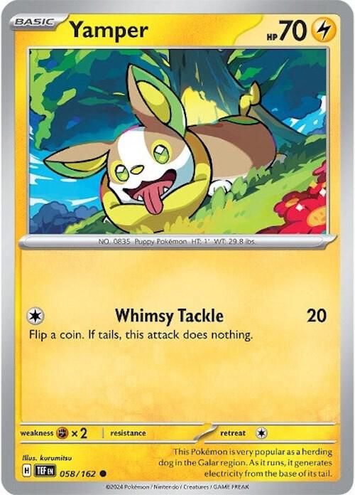 Yamper 058/162 card from SV05: Temporal Forces