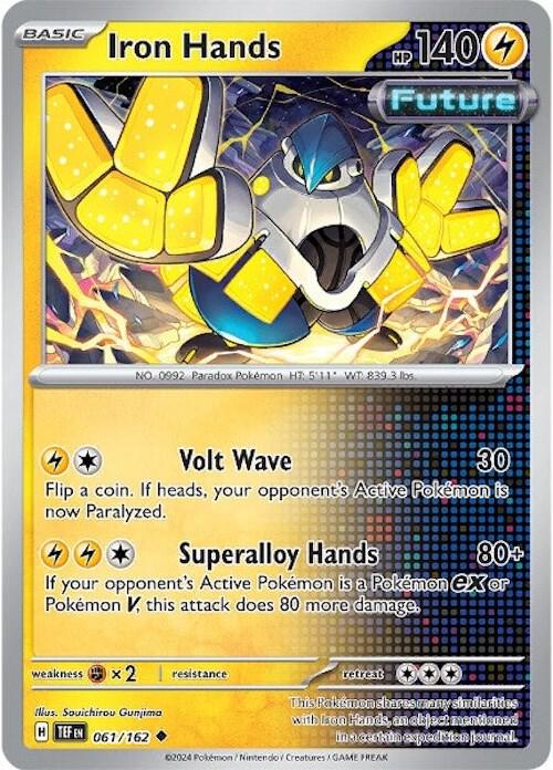 Iron Hands 061/162 card from SV05: Temporal Forces