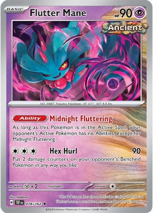 Flutter Mane 078/162 card from SV05: Temporal Forces