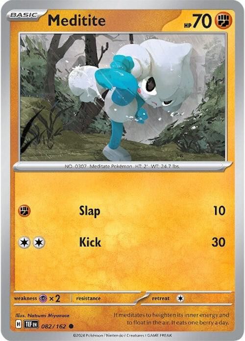 Meditite 082/162 card from SV05: Temporal Forces
