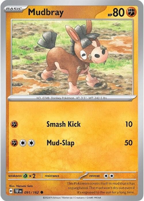 Mudbray 091/162 card from SV05: Temporal Forces