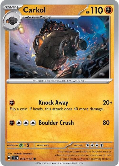 Carkol 094/162 card from SV05: Temporal Forces