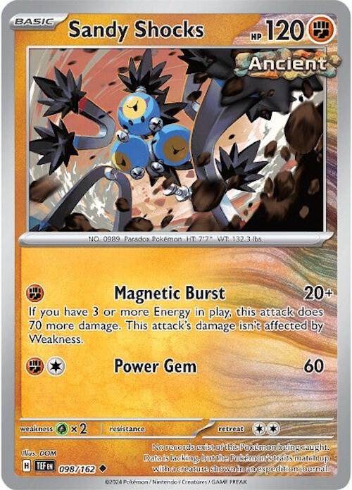 Sandy Shocks 098/162 card from SV05: Temporal Forces