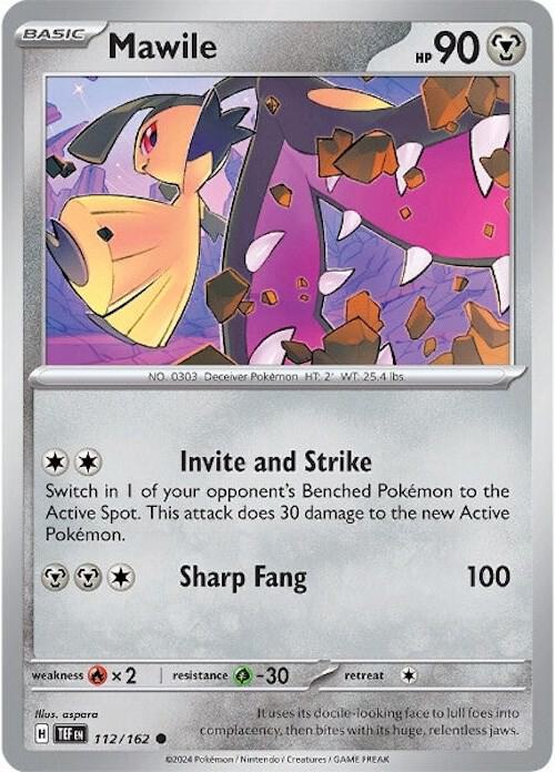 Mawile 112/162 card from SV05: Temporal Forces