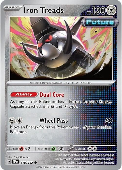 Iron Treads 118/162 card from SV05: Temporal Forces