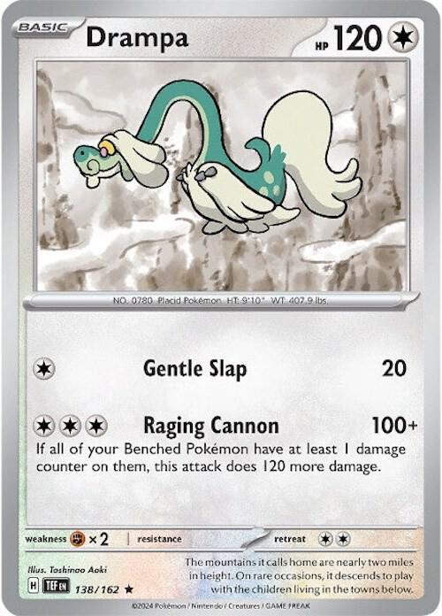 Drampa 138/162 card from SV05: Temporal Forces
