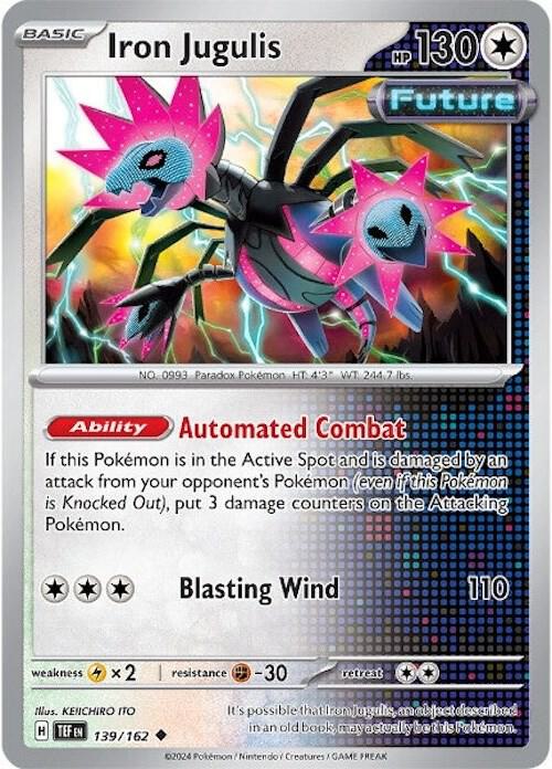 Iron Jugulis 139/162 card from SV05: Temporal Forces