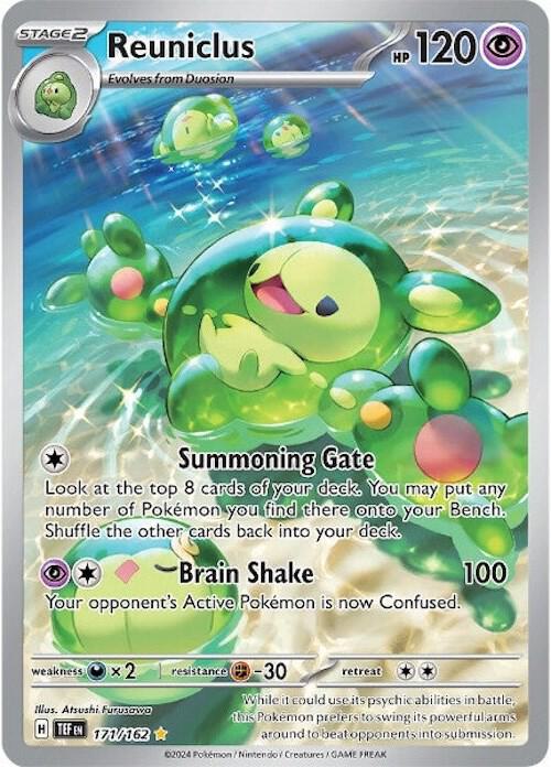 Reuniclus 171/162 card from SV05: Temporal Forces
