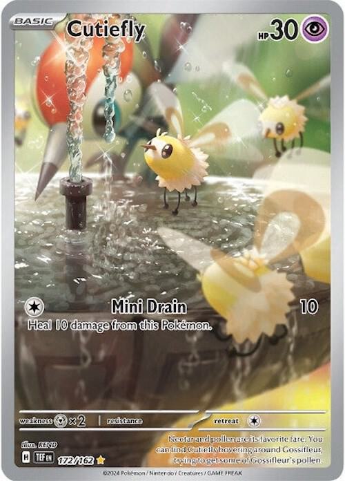 Cutiefly 172/162 card from SV05: Temporal Forces