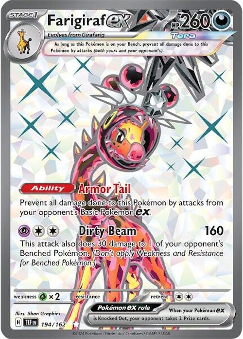 Farigiraf ex 194/162 card from SV05: Temporal Forces