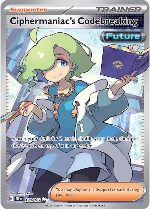 Ciphermaniac's Codebreaking 198/162 card from SV05: Temporal Forces