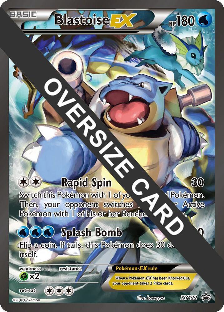 Blastoise EX XY122 card from Jumbo Cards