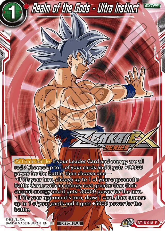 Realm of the Gods - Ultra Instinct (Event Pack 14) BT16-018 card from Promotion Cards